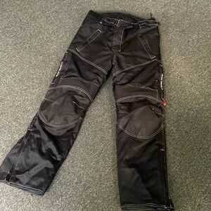 Black Motorcycle Pants